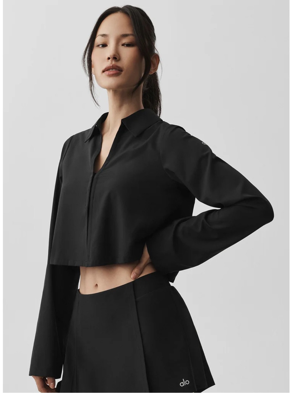 ALO Cropped Unmatched Long Sleeve. Brand new with tags on.